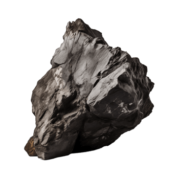 AI generated PNG stone on transparent background