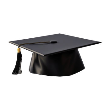 AI generated Graduation Cap on Transparent Background - Ai Generated png