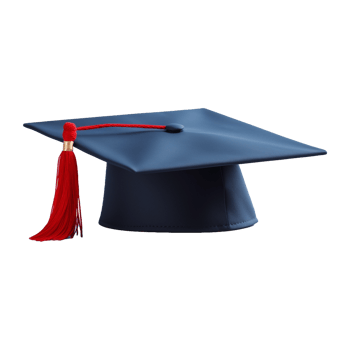 AI generated Graduation Cap on Transparent Background - Ai Generated png