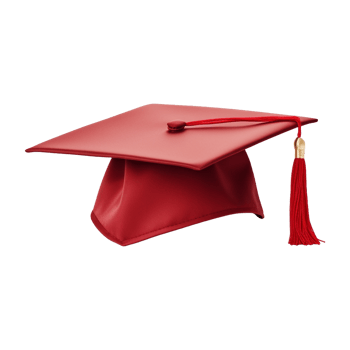 AI generated Graduation Cap on Transparent Background - Ai Generated png