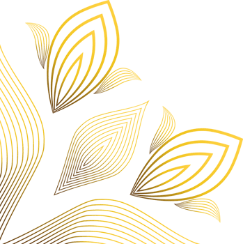 beautiful gold ornament png