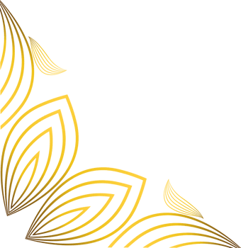 beautiful gold ornament png