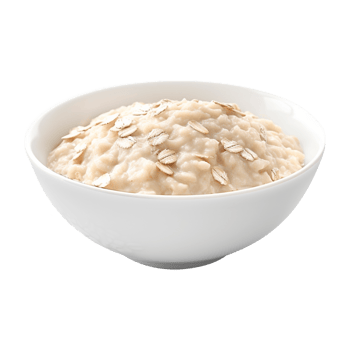 AI generated Oatmeal in a Bowl on Transparent Background - Ai Generated png