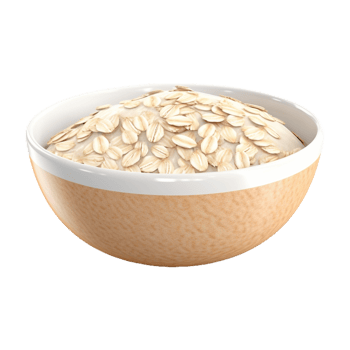 AI generated Oatmeal in a Bowl on Transparent Background - Ai Generated png