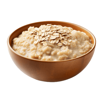 AI generated Oatmeal in a Bowl on Transparent Background - Ai Generated png