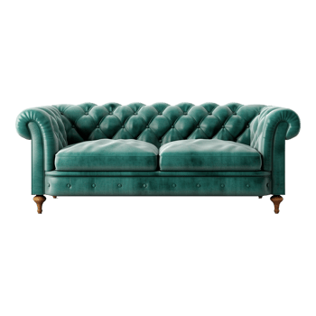 AI generated Beautiful Sofa on Transparent Background - Ai Generated png