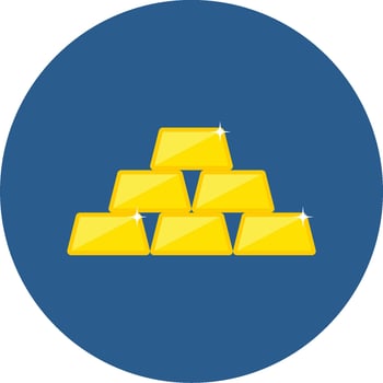 Illustration drawing of symbol and icon cryptocurrency and fiat money and gold vector