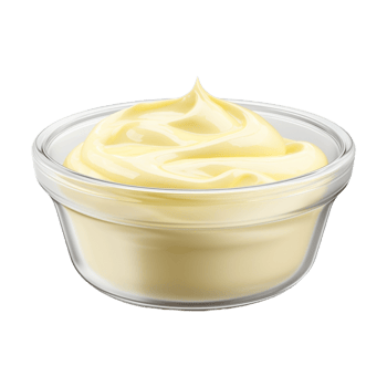 AI generated Cream in a Bowl on Transparent Background - Ai Generated png
