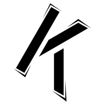 letter  k icon logo design vector