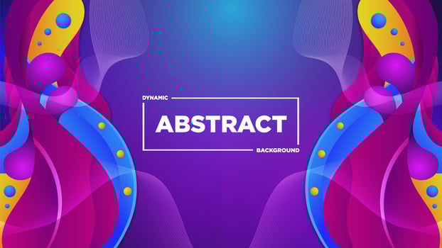 Vector Dynamic Abstract Full Colour Background