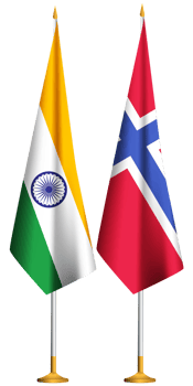 Norway,Indian small table flags together png