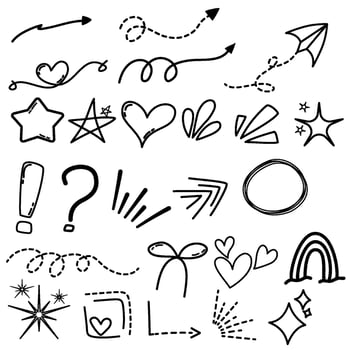 Random abstract shape vector