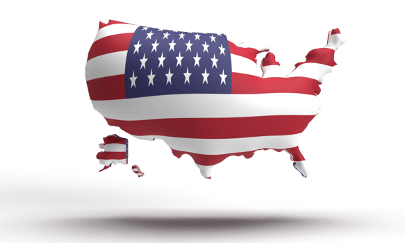 map United stated america usa flag object icon white isolated background symbol sign decoration president day national country democracy patriotism red blue white star government politic february usa png