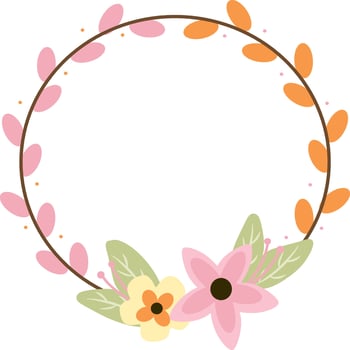 Beautiful Flower Frame vector