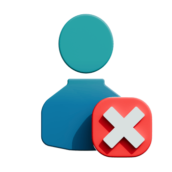 3d icon block user png