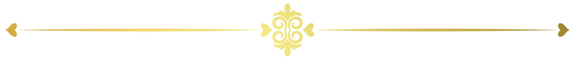 Golden vintage lines with heart shape on white background for greeting card message decoration. wedding card vector