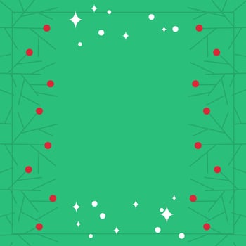 green christmas background with free copy space area. vector design for greeting card, poster, social media, banner.