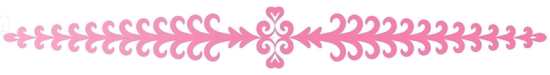Vintage pink lines for decorating greeting card messages on Valentine's Day. vector