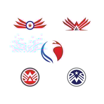 Falcon Logo Template vector
