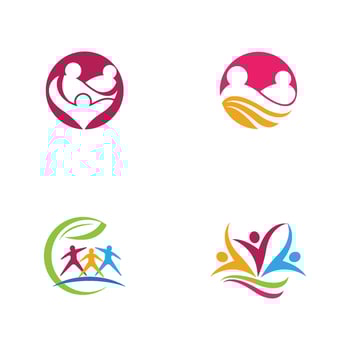Community, network and social icon vector