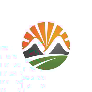 Mountain icon Logo vector