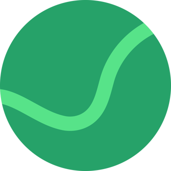 Green tennis ball icon png