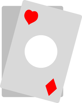 coin chip with poker card casino icon png