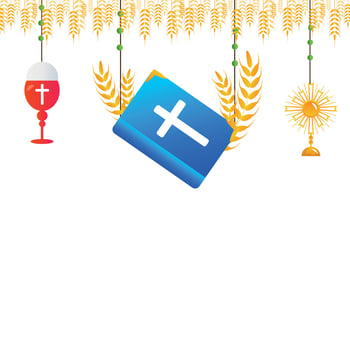 Holy Friday Christian Religious frame vector