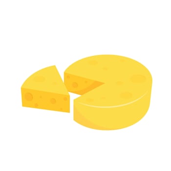 Cheese logo design. symbol. Cheese on white background. vector