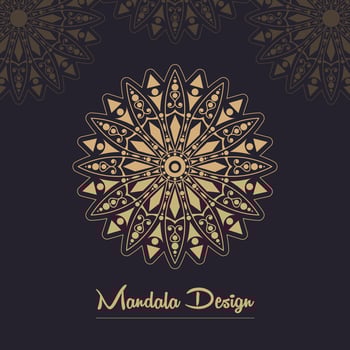 Luxury mandala background with golden arabesque pattern Arabic Islamic east style. Ramadan Style Decorative mandala. vector