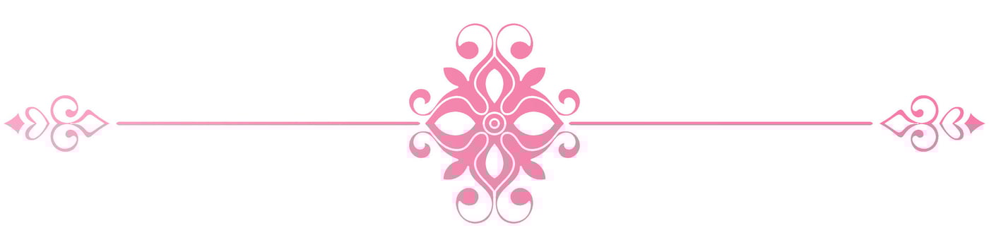 Vintage pink lines for decorating greeting card messages on Valentine's Day. vector