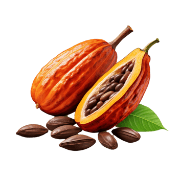 AI generated Cocoa png isolated on transparent background