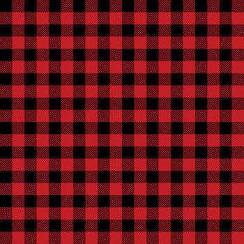Seamless Repeating Red And Black Buffalo Plaid Pattern vector