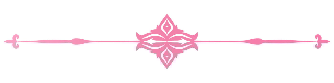 Vintage pink lines for decorating greeting card messages on Valentine's Day. vector