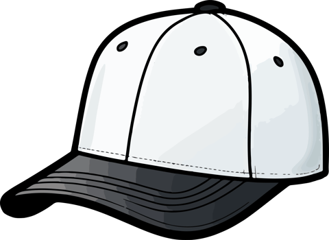 AI generated Baseball hat clipart design illustration png