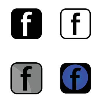 Social Media vector icon design