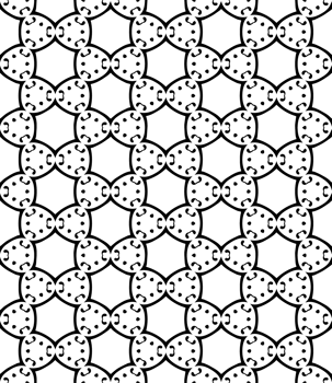 Black seamless abstract pattern. Overlay for background and backdrop. Ornamental design. PNG graphic illustration with transparent background.
