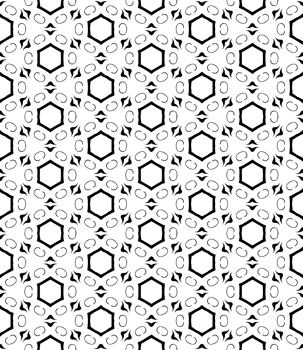 Black seamless abstract pattern. Overlay for background and backdrop. Ornamental design. PNG graphic illustration with transparent background.