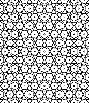 Black seamless abstract pattern. Overlay for background and backdrop. Ornamental design. PNG graphic illustration with transparent background.