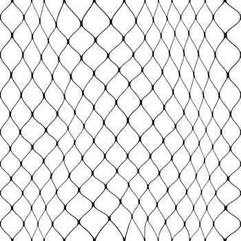 Fish net seamless pattern, fishnet mesh background vector