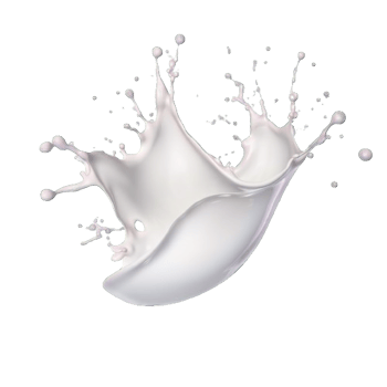 AI generated Elegant Milk Splashes on transparent  Background png