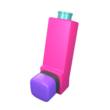 3d icon healthcare and medical. Inhaler png