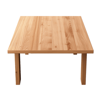 AI generated Wooden table png isolated on transparent background