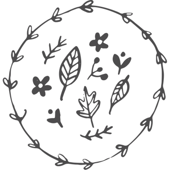 Sketched collection of woodland line png