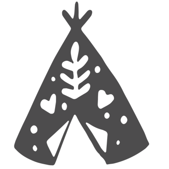 Sketched collection of woodland line png