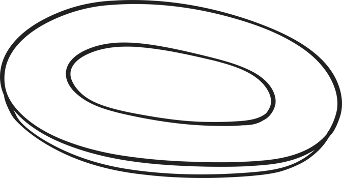 plate oval shape Cooking outline doodle png