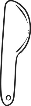 knife Cooking outline doodle png