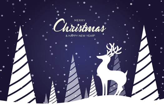 Merry Christmas background with Christmas pendants, gift boxes, hats vector collection