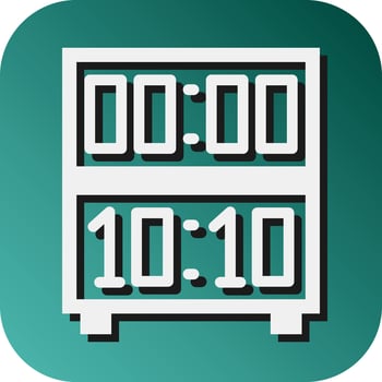 Flip Vector Glyph Gradient Background Icon For Personal And Commercial Use.