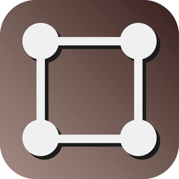 Transform Vector Glyph Gradient Background Icon For Personal And Commercial Use.